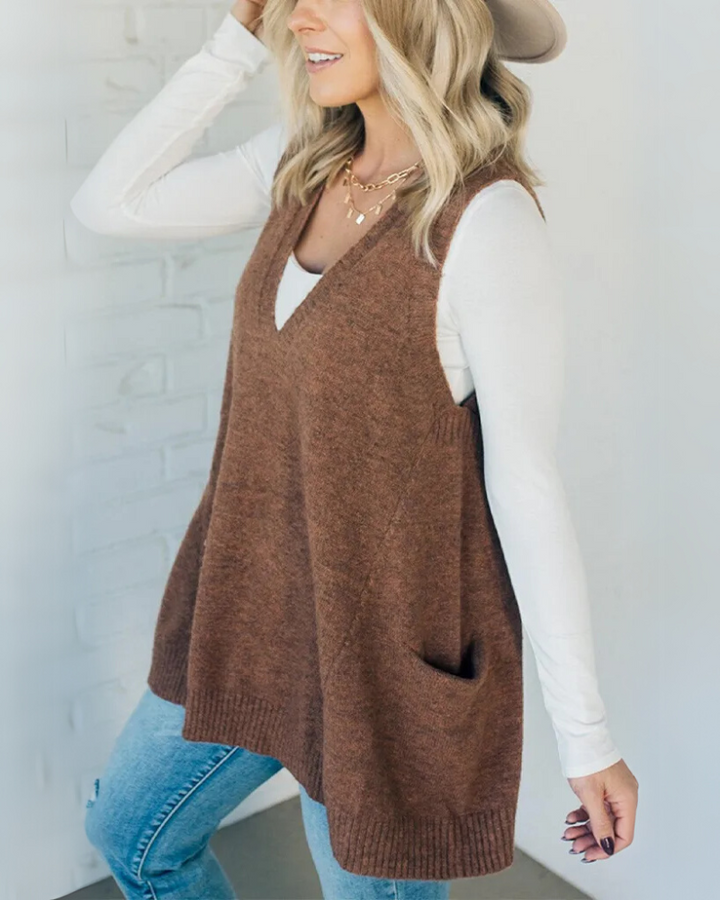 Alison | Cozy Knit Vest