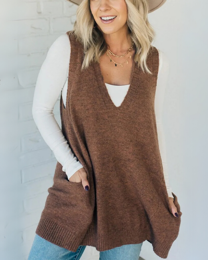 Alison | Cozy Knit Vest