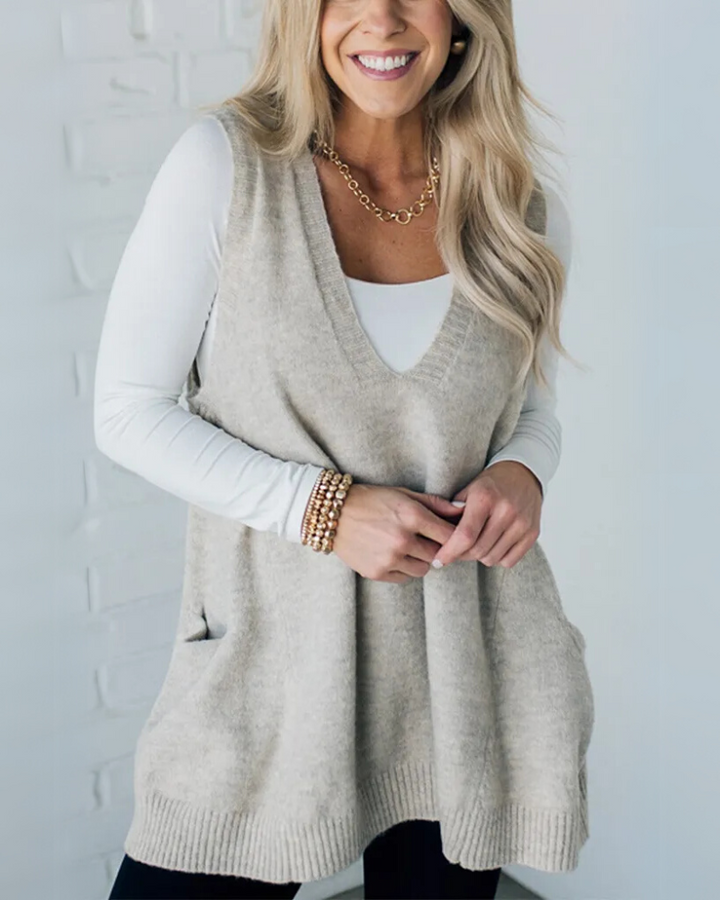 Alison | Cozy Knit Vest
