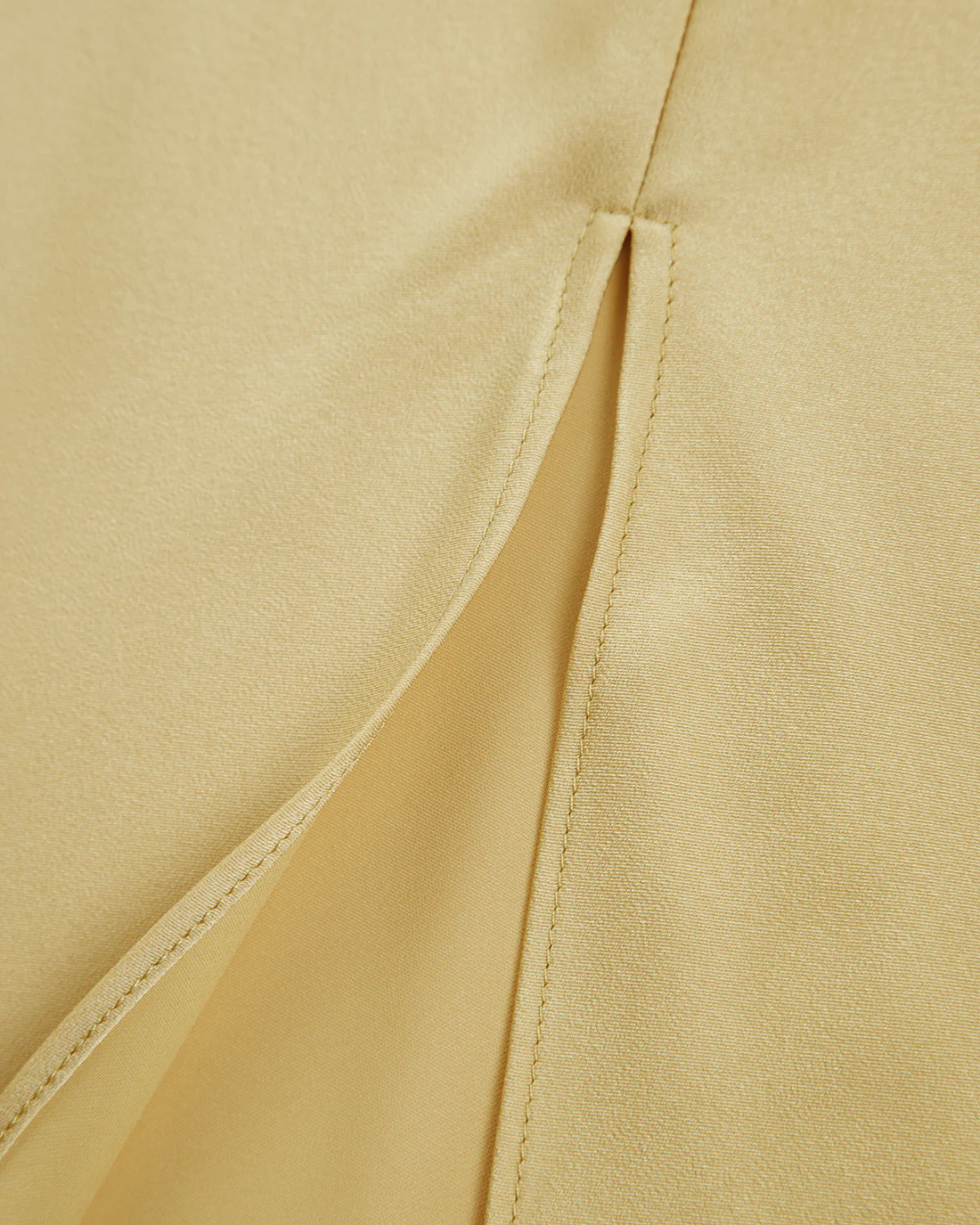 Maliah | Moonlight Open Back Satin Slit Long Dress