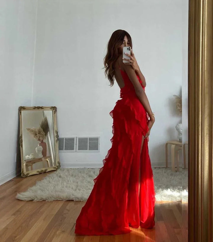 Vivienne | Graceful Backless Maxi Dress