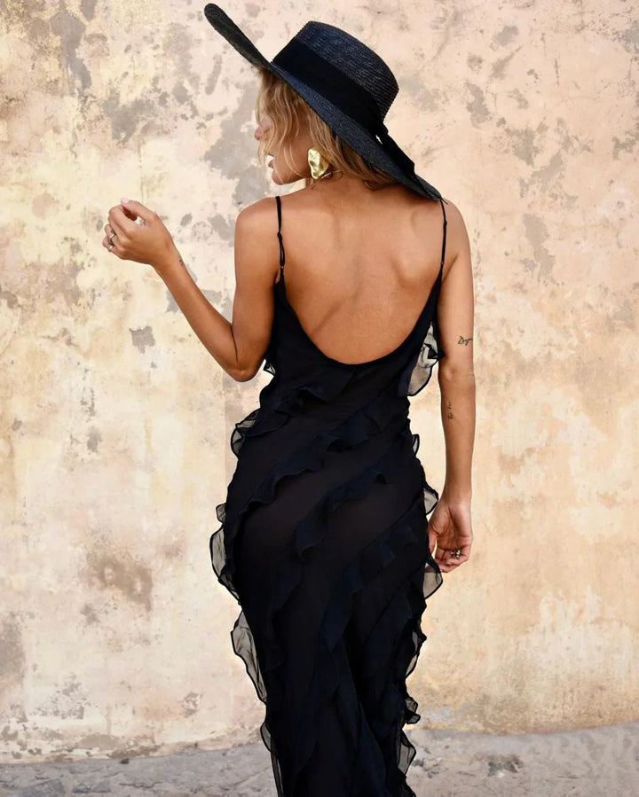 Vivienne | Graceful Backless Maxi Dress