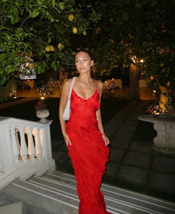 Vivienne | Graceful Backless Maxi Dress