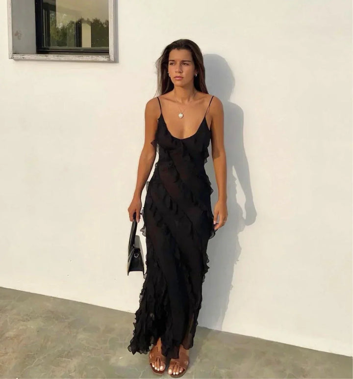 Vivienne | Graceful Backless Maxi Dress