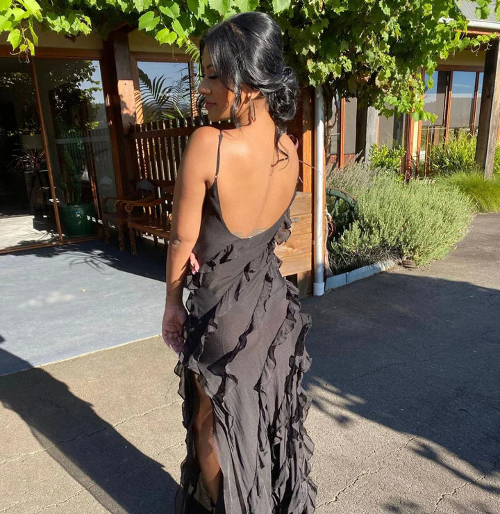 Vivienne | Graceful Backless Maxi Dress