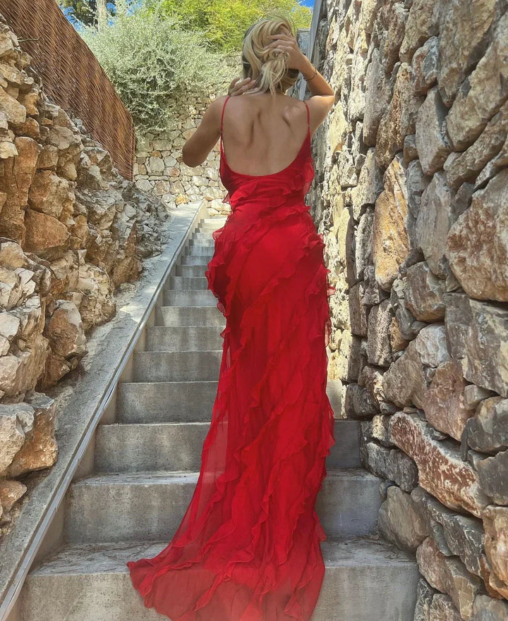 Vivienne | Graceful Backless Maxi Dress