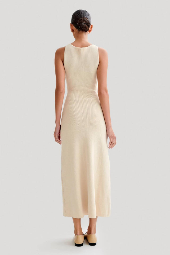 Isla | Sleek Textured Maxi Dress