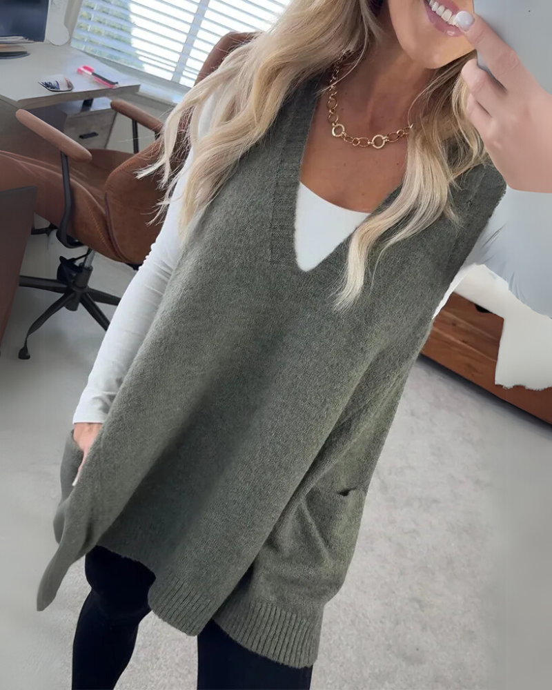 Alison | Cozy Knit Vest