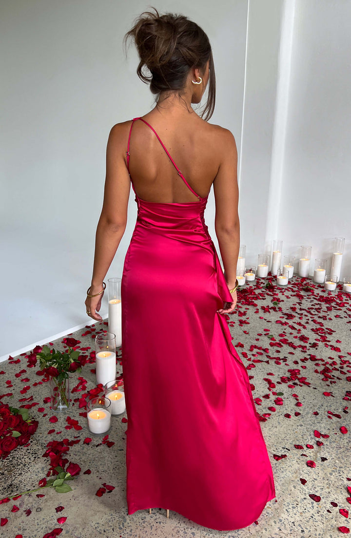 Aria | Luxurious One Shoulder Maxi Dress
