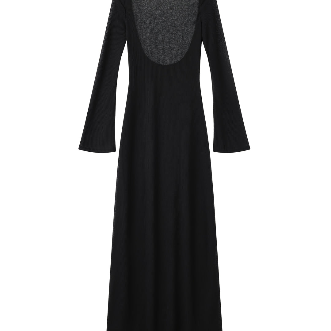 Aurora | Elegant Backless Beach Maxi Dress