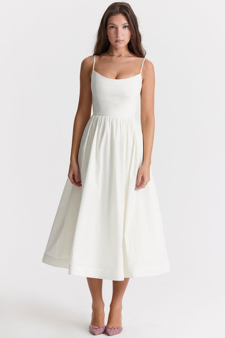 Eliana | Modern Elegant Midi Dress
